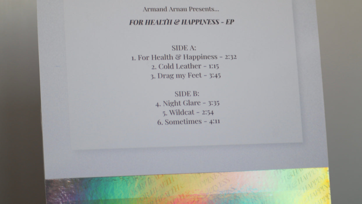 For Health & Happiness EP - Limited Edition