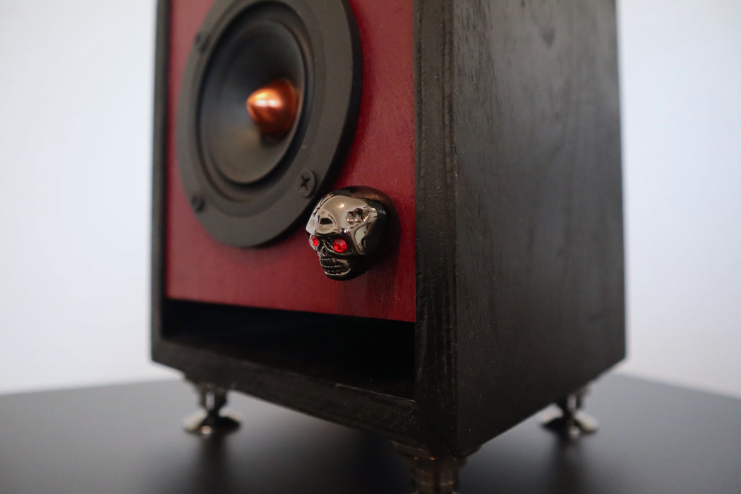 Red & Black Skull Themed Speakers