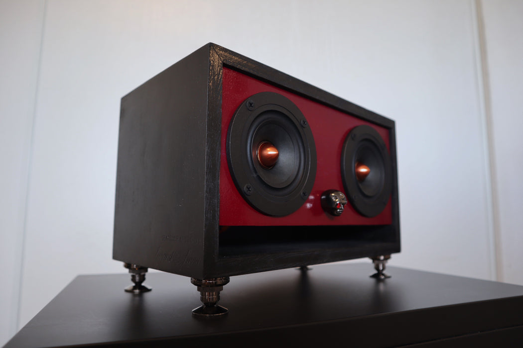 Red & Black Skull Themed Speakers